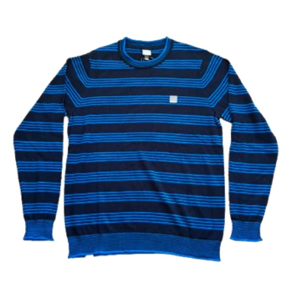296 BENCH‎ Men’s Casual Striped Crewneck Sweater - Size: Medium